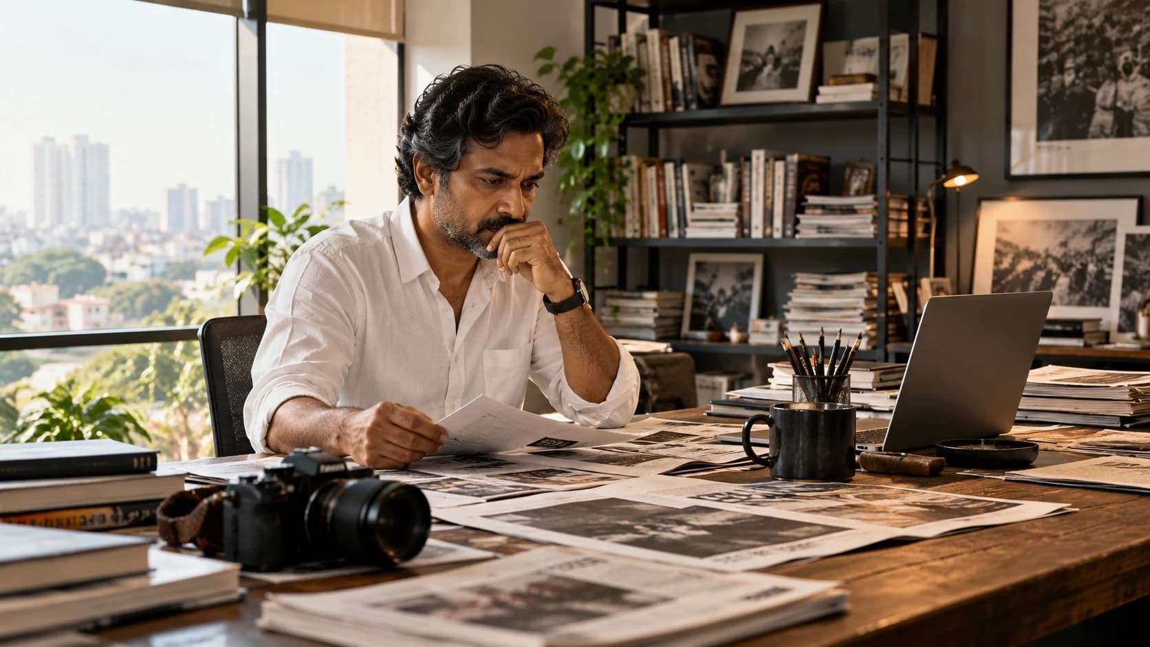 News & Magazine setting for a fictional business demonstration