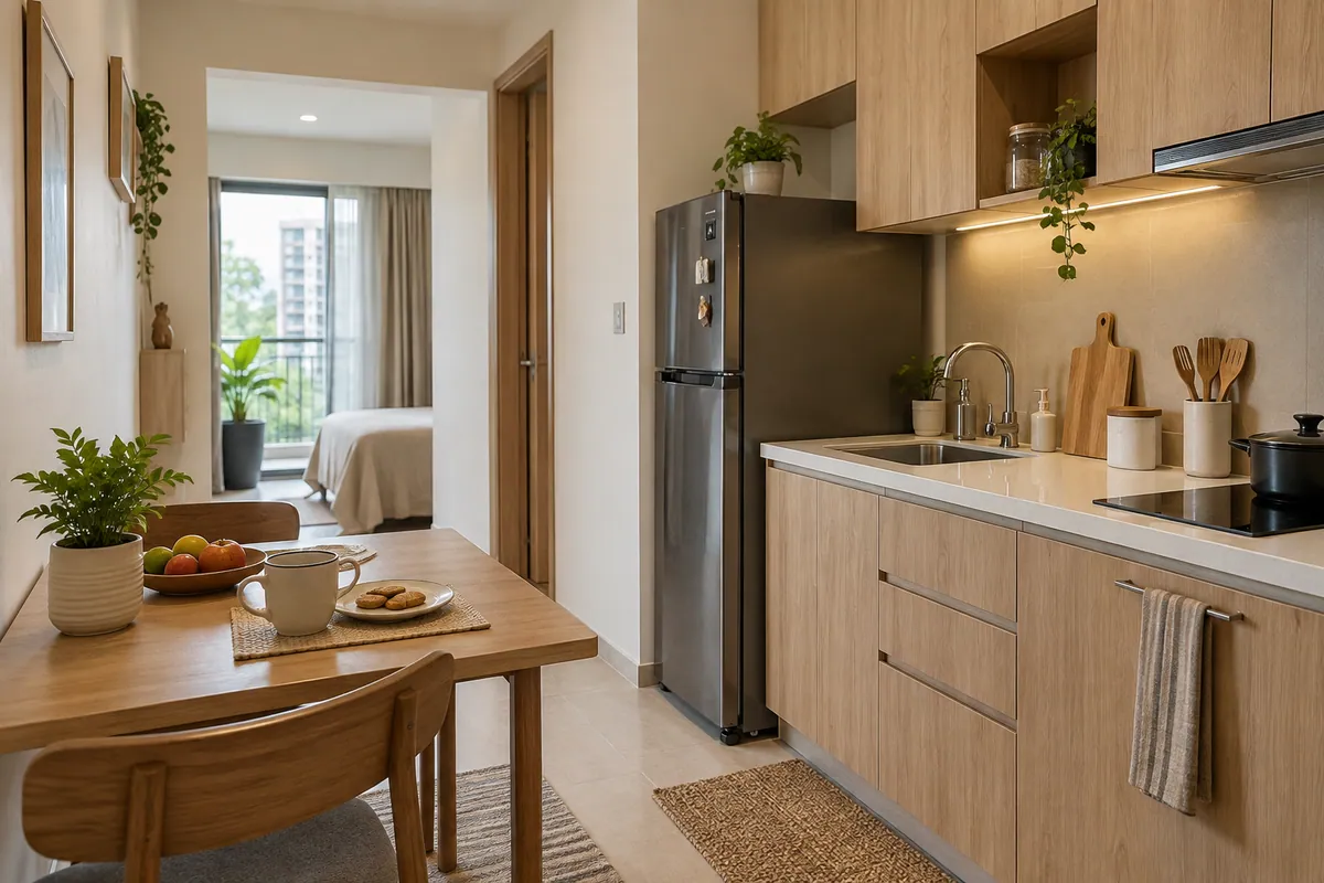 The Everyday Apartment — illustrative compact living photograph